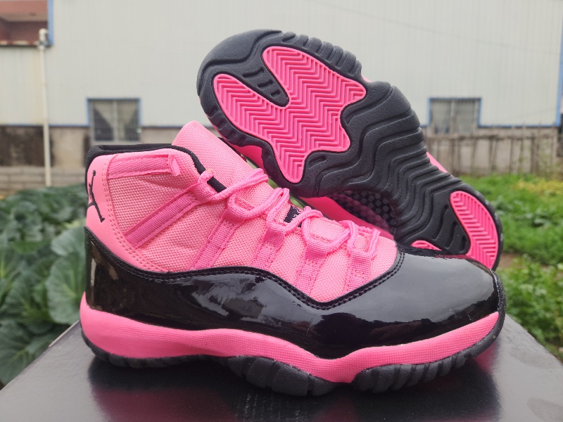 Men's Running weapon Air Jordan 11 Pink/Black Shoes 103